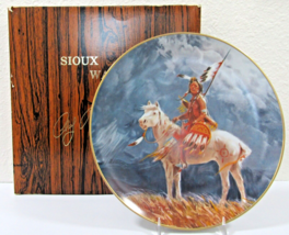 Fairmont Olaf Wieghorst Sioux Warrior Artist Proof Collector Plate With ... - €13,02 EUR