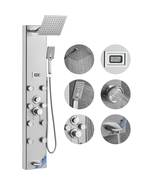 VEVOR Shower Panel System, 5 Shower Modes, Digital Display Shower Panel,... - $191.90