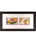 &quot; Goober et Le Fantôme Chasers &quot; Peint Acrylique Animation Collage Encadré - €5.383,72 EUR