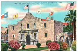 The Alamo - Under Six Flags - San Antonio, Texas Postcard - £4.12 GBP