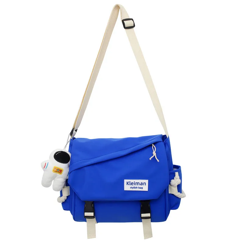 Crossbody Messenger Bag New Korean Version of Fashion Tooling Wind Day S... - £34.43 GBP