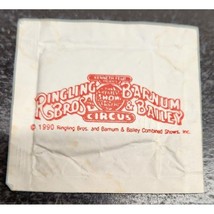 1990 Ringling Brothers, Barnum &amp; Bailey Circus unused Wet Wipe - $9.28