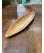 Vintage 18” Teak Monkey Pod Hawaiian Wood Bowl - $9.89