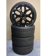 Black 24&quot; Snowflake Wheels H/T Tires Chevy Silverado Tahoe GMC Sierra Yukon - $41,601.38 MXN