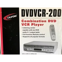 New in Box Califone DvdvcrR-200 DVD VCR Combo Dvd Player Vhs Vcr Combo - $382.18