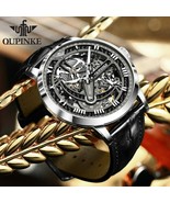 NEW Year Tourbillon Skeleton Swiss Men Smart Watch Gift Him Sport Automatic - $468.44