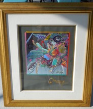 PETER MAX &quot;New York Flower Show&quot; Overpainted Lithograph One of a Kind Be... - £2,336.44 GBP