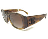 CHANEL Sunglasses 5450-A c.1696/S5 Clear Brown Tortoise Frames with Brow... - $401.83