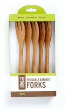 ChicoBag To-Go Ware Bamboo Utensil Multipacks Forks, 5 count - £10.53 GBP