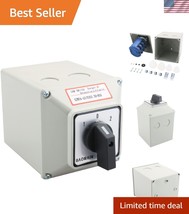 3 Phase Rotary Changeover Switch - 660V 63A with Master Switch Functiona... - €72,48 EUR