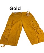 Mens 3/4 Roadblock Cargo Pants Shorts Capris Drawstring - 10 Pockets - £14.14 GBP+