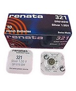 Renata Watch Battery Swiss Made Renata 321 or SR616SW (5 Batteries, 321 ... - $8.93 CAD