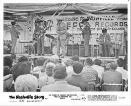 The Nashville Story 1972 original 8x10 photo Ernest Tubb on stage with his band - £15.73 GBP
