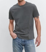 Velvet By Graham &amp; Spencer stitch short sleeve tee in Charcoal - £52.21 GBP