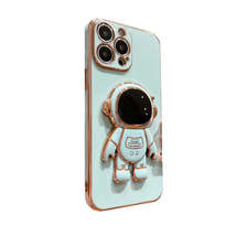 Anymob iPhone Case Light Green Universal 6D Astronaut Foldable Holder Phone  - £21.15 GBP