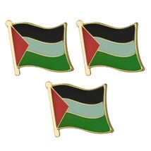 3 PALESTINE FLAG PINS 0.5&quot; Palestinian Pride Lapel Pin Hat Tie Tack Badg... - $166.78 MXN