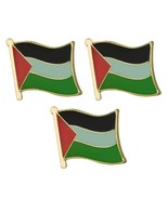 3 PALESTINE FLAG PINS 0.5&quot; Palestinian Pride Lapel Pin Hat Tie Tack Badg... - $164.38 MXN