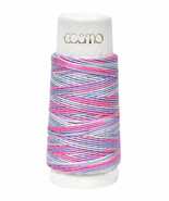Cosmo Hidamari Sashiko Variegated Thread 30 Meters Cotton Candy - $5.95