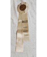 Vintage 1961 Montresor Camp Horse Show Ribbon August Classic - £18.92 GBP