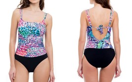 Profile by Gottex Swimsuit Women&#39;s Canary Islands Round Neck D-Cup One-P... - $701.36 MXN