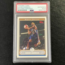 2006-07 Topps #92 Hakim Warrick Signed Card AUTO PSA Slabbed Grizzlies - £39.22 GBP