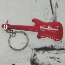 Budweiser Red Guitar Key Chain Vintage  - £6.22 GBP