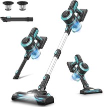 Cordless Vacuum Cleaner, 25Kpa Brushless Motor Stick Vacuum Up To 45 Mins - £80.45 GBP