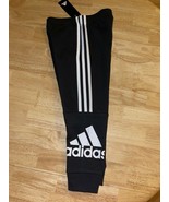 Size 4 Kids&#39; Boy&#39;s Three-stripe Logo Jogger Pants In Black BNWTS - $24.99