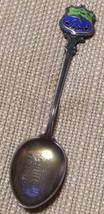 Antique Old Sterling Silver Souvenir Spoon Colorado Springs Mining Ename... - $445.52 MXN