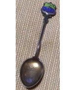 Antique Old Sterling Silver Souvenir Spoon Colorado Springs Mining Ename... - $445.52 MXN