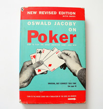 Oswald Jacoby on Poker (1947, Hardcover) Revised Edition - $9.85