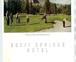 Banff Springs Hotel Restaurant Menu Canadian Pacific Hotels 1948 Eightee... - $24.73