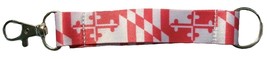 Maryland Flag Pink Keychain Lanyard - $7.99