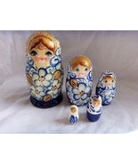 5 PIECE NESTING DOLL SET      6&quot; TALL      OLDER - $14.80