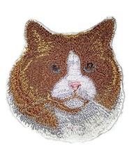 Amazing Custom Cat Portraits[Ragdoll Cat Face ] Embroidered Iron On/Sew Patch [4 - £9.32 GBP