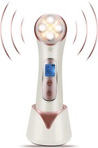 High Frequency Facial Machine 5 In 1 Facial Massager Micro-Current Recha... - $77.60