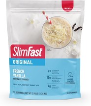 SlimFast Meal Replacement Powder French Vanilla (1-Pack 52 Servings) EXP 05/2025 - £36.37 GBP