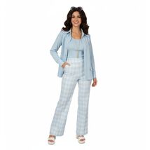 VTG 1970s Powder Blue 3-Piece Pant Set NPC Fashions Warren PA Mod Retro ... - €59,50 EUR