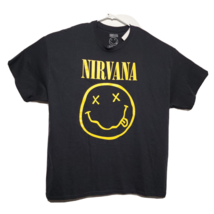 Nirvana T-Shirt Smiley Face Logo Graphics Size Men&#39;s 2XL Nwt - £11.03 GBP