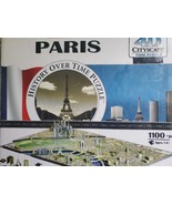 4D Cityscape Paris Time Puzzle History Over Time 1100 pieces NEW Discont... - $30.84