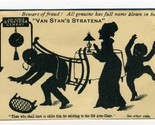 Van Stan&#39;s STRATENA  Cement  Silhouettes Trade Card 1880&#39;s - £14.14 GBP