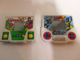 Vintage 1990s Lot Tiger Electronics Handheld Electronic Baseball &amp; X-Men Games - £23.35 GBP