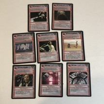Star Wars CCG Trading Card Vintage 1995 Lot Of 8 Cards - £6.95 GBP