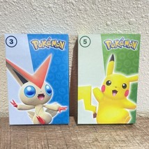 2022 Mc Donald&#39;s Happy Meal Toy Pokemon Match Battle Trading Card Game #5 &amp; #3 - £5.43 GBP