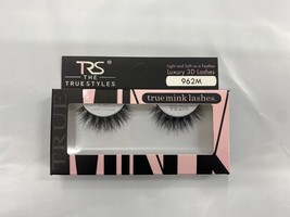 Trs True Mink Lashes Luxury 3D Lashes # 962 M Light &amp; Soft As A Feather - £3.93 GBP