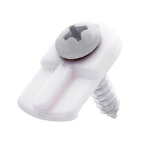 White Plastic Screen Clip 8 pk - $6.95