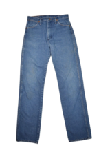 Vintage Wrangler Jeans Mens 33x30 Medium Wash Denim Cowboy Western Made ... - $27.91