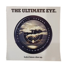 Leica Lenses Close Up The Ultimate Eye Brochure Pamphlet Advertisement - £7.86 GBP