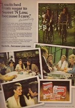 1979 Sweet N&#39; Low Barbara Minty Mcqueen Sweetener Vintage Print Ad 1970s - $6.61