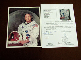 Neil Armstrong Apollo 11 First On The Moon Signed Auto Nasa Litho Photo Jsa Ltr - £3,956.80 GBP